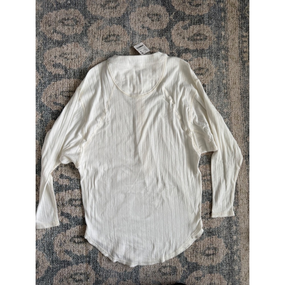 Free People Coffee Chat Pointelle Knit Pullover Size Small NWT - Picture 4 of 5